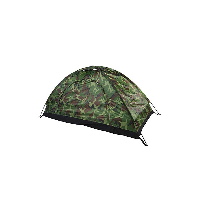 1 Person Zelt, Kuppelzelt 200×100×100cm Tarnzelt Robust Langlebig Zelt für Camping zum Wandern für Outdoor-Anwendungen für St