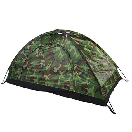 1 Person Zelt, Kuppelzelt 200×100×100cm Tarnzelt Robust Langlebig Zelt für Camping zum Wandern für Outdoor-Anwendungen für St