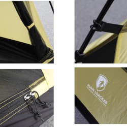 ALPIN LOACKER Cloud Pro Up 2 Personen Zelt Ultraleicht I Zweimannzelt Ultraleicht wasserdicht I Trekkingzelt Ultraleicht I Bi