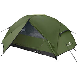 Forceatt Zelt 2 Personen Camping Zelt, 2 Doors Wasserdicht & Winddicht 3-4 Saison Ultraleichte Rucksack Zelt für Trekking, Ca