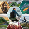 NORDBÄR® Zelt für 1-2 Personen Ultraleicht & wasserdicht | 1-2 Mann Zelt für Camping, Trekking, Festival | Outdoor, Trekkingz