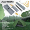 NORDBÄR® Zelt für 1-2 Personen Ultraleicht & wasserdicht | 1-2 Mann Zelt für Camping, Trekking, Festival | Outdoor, Trekkingz