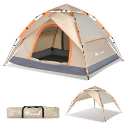 YITAHOME Camping Zelt, Pop up Zelt 2 Personen Wasserdicht Familie Kuppelzelt Wasserdicht Winddich 210D Oxford Reißfestigkeit,