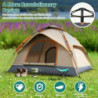 YITAHOME Camping Zelt, Pop up Zelt 2 Personen Wasserdicht Familie Kuppelzelt Wasserdicht Winddich 210D Oxford Reißfestigkeit,