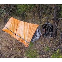 MEKKAPRO Notfallzelt mit Signalpfeife – Survival Zelt – Notfall Ausrüstung - Notfallzelt 2 Personen - Notfall Zelt für Surviv