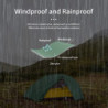 Naturehike Star-River Zelt 2 Personen Doppelzelt Ultraleichtes Zelt Rucksackreisen Wasserdicht Wandern Camping Zelt  Olivgrün
