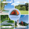 Meleg Otthon Zelt 2 Personen Wasserdicht,Outdoor Camping Tent,Pop Up Zelt Automatisches für Angeln, Reisen,Familie, Strand