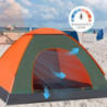 Meleg Otthon Zelt 2 Personen Wasserdicht,Outdoor Camping Tent,Pop Up Zelt Automatisches für Angeln, Reisen,Familie, Strand