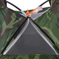 MAGT Camping Zelt, Outdoor 2 Personen Zelt Camouflage UV Schutz Wasserdicht 2 Mann Zelt mit Lüftungsschlitz und Abdeckung für