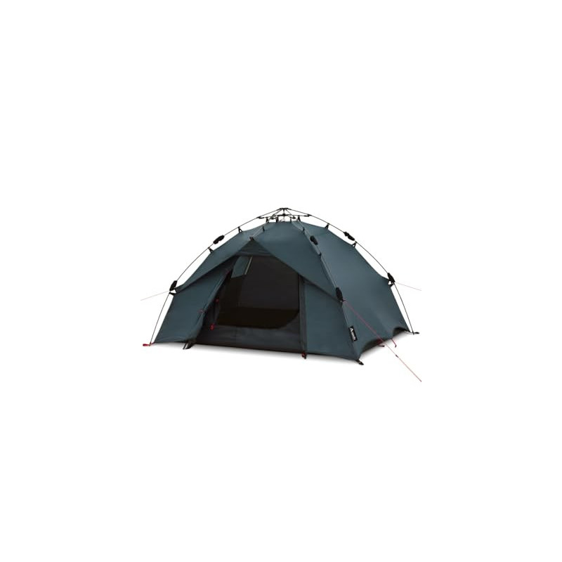 qeedo Quick Ash Campingzelt für 2 Personen mit Quick-Up-System Schnellaufbau - Zweimannzelt leicht & wasserdicht, Eingang m qeedo Quick Ash Campingzelt für 2 Personen mit Quick-Up-System Schnellaufbau - Zweimannzelt leicht & wasserdicht, Eingang m
