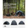 qeedo Quick Ash Campingzelt für 2 Personen mit Quick-Up-System  Schnellaufbau  - Zweimannzelt leicht & wasserdicht, Eingang m