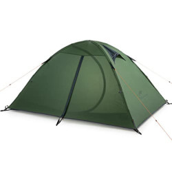 Naturehike Ultraleichtes Silikonzelt Campingzelt 2 Personen Zelt Regenfest Camping Wandern 3-4 Saison Zelt  Grün 