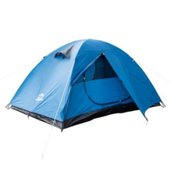 Campingzelt für 1-2 Personen  doppelwandig  – leicht, stabil, wasserdicht | 2 Eingänge, Moskitonetz, Lampenhaken, Fluoreszier