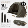 WANDERFALKE® Zelt 2-3 Personen wasserdicht, Ultraleicht & kleines Packmaß - Outdoor Zelte für Camping, Trekking, Bikepacking,