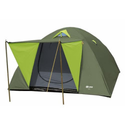 EXPLORER Zelt Iglu 2 Doppeldach Kuppelzelt mit Vordach Igluzelt 2-3 Personen 210x205x130cm 1500mm Wassersäule wettergeschützt