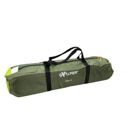 EXPLORER Zelt Iglu 2 Doppeldach Kuppelzelt mit Vordach Igluzelt 2-3 Personen 210x205x130cm 1500mm Wassersäule wettergeschützt
