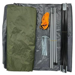 EXPLORER Zelt Iglu 2 Doppeldach Kuppelzelt mit Vordach Igluzelt 2-3 Personen 210x205x130cm 1500mm Wassersäule wettergeschützt