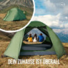 VALKENBERG Zelt 2-3 Personen - Ideales 2-3 Mann Zelt - Kleines Packmaß & Ultraleicht - Trekkingzelt - Ideal als Festival Zelt