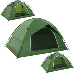 Clostnature Zelt für Camping - Wasserdichtes Outdoor 2 Mann Zelt Leichtes Kuppelzelt für 2 Personen, Kompakt, mit Kleinem Pac