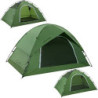 Clostnature Zelt für Camping - Wasserdichtes Outdoor 2 Mann Zelt Leichtes Kuppelzelt für 2 Personen, Kompakt, mit Kleinem Pac
