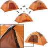 Clostnature Zelt für Camping - Wasserdichtes Outdoor 2 Mann Zelt Leichtes Kuppelzelt für 2 Personen, Kompakt, mit Kleinem Pac