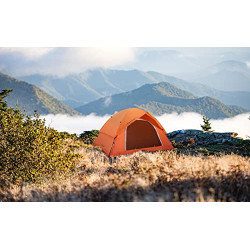 Clostnature Zelt für Camping - Wasserdichtes Outdoor 2 Mann Zelt Leichtes Kuppelzelt für 2 Personen, Kompakt, mit Kleinem Pac