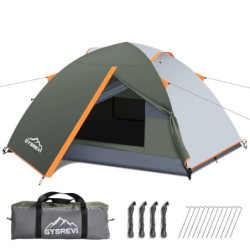 Gysrevi Camping Zelt Wurfzelt Zelt 2 Personen Kuppelzelte Wasserdicht Winddicht Dome Tent Ultraleicht Zelt für Camping Outdoo