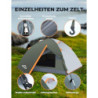 Gysrevi Camping Zelt Wurfzelt Zelt 2 Personen Kuppelzelte Wasserdicht Winddicht Dome Tent Ultraleicht Zelt für Camping Outdoo