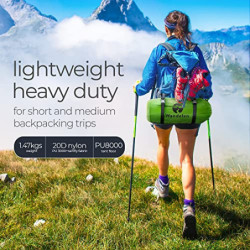 Wandelen Appalachian 2 Camping Zelt 2 Personen Ultraleicht Wasserdicht Windschutz - Leichtes Campingzelt Kleines Packmaß - 3 