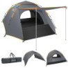 Cflity Camping Zelt, 3 Personen Pop Up Zelt Automatisches Instant DREI Schicht Wasserdicht 4 Jahreszeiten Große Wurfzelt & Ze