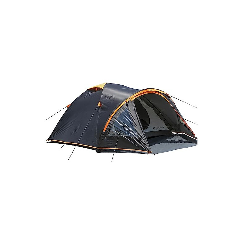 EchoSmile 4 Personen Camping Zelt,3-4 Saison Wasserdichtes 5000mm Zelt,Kuppelzelt mit Vorzelt,leichtes Wanderzelt Outdoor igl