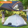 EchoSmile 4 Personen Camping Zelt,3-4 Saison Wasserdichtes 5000mm Zelt,Kuppelzelt mit Vorzelt,leichtes Wanderzelt Outdoor igl