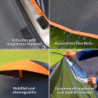EchoSmile 4 Personen Camping Zelt,3-4 Saison Wasserdichtes 5000mm Zelt,Kuppelzelt mit Vorzelt,leichtes Wanderzelt Outdoor igl