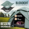 Vulnora Pop Up Zelt 4 Personen - Wasserdicht [5000mm Wassersäule] Wurfzelt 1-4 Personen | Auf- und Abbau in Sekunden - Strand