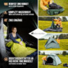 Vulnora Pop Up Zelt 4 Personen - Wasserdicht [5000mm Wassersäule] Wurfzelt 1-4 Personen | Auf- und Abbau in Sekunden - Strand
