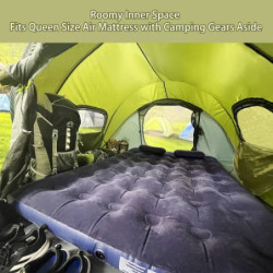Night Cat Aufgerüstetes Pop-Up-Zelt für 2–4 Personen, einfacher Aufbau in 3 Sekunden, sofortiges Campingzelt mit Veranda, aut