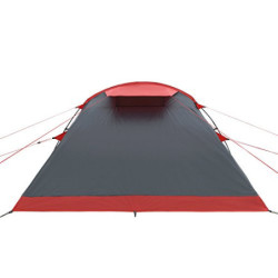 Justcamp Lake 4 Campingzelt, 4 Personen Familienzelt, groß, stabil, wasserdicht für Festival, tragbar, hohes Kuppelzelt mit Z