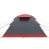 Justcamp Lake 4 Campingzelt, 4 Personen Familienzelt, groß, stabil, wasserdicht für Festival, tragbar, hohes Kuppelzelt mit Z