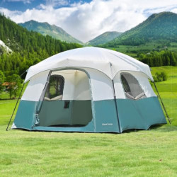 Campingzelt 4 Personen Familienzelte mit Regenschutz, Hüttenzelte, Musikfestivalzelt, Wander- und Backpackingzelte 4-6 Person