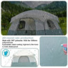 Campingzelt 4 Personen Familienzelte mit Regenschutz, Hüttenzelte, Musikfestivalzelt, Wander- und Backpackingzelte 4-6 Person