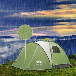Night Cat Pop Up Zelt 3 4 Personen Mann Wasserdicht Wurfzelt Atmungsaktiv Einfache Einstellung für Camping Wandern