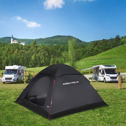 High Peak Kuppelzelt für 4 Personen Campingzelt Igluzelt 1500mm wasserdicht, Festivalzelt mit Wannenboden