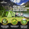 trailvista® Zelt 4 Personen - Familienzelt mit Vorzelt - Campingzelt für 4 Personen wasserdicht mit 3000mm Wassersäule - Camp