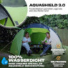 trailvista® Zelt 4 Personen - Familienzelt mit Vorzelt - Campingzelt für 4 Personen wasserdicht mit 3000mm Wassersäule - Camp