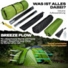 trailvista® Zelt 4 Personen - Familienzelt mit Vorzelt - Campingzelt für 4 Personen wasserdicht mit 3000mm Wassersäule - Camp