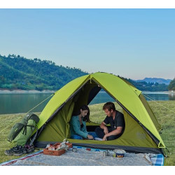 TIMBER RIDGE Camping Zelt 4 Personen Blackout 4 Mann Zelt wasserdicht 3000mm Kuppelzelt Familienzelt Festivalzelt für Camping
