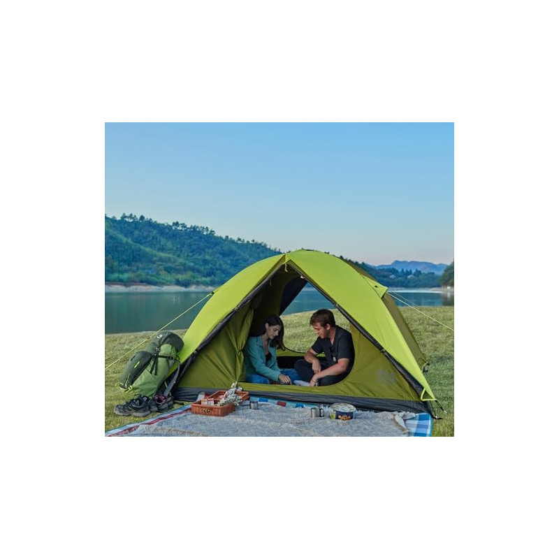 TIMBER RIDGE Camping Zelt 4 Personen Blackout 4 Mann Zelt wasserdicht 3000mm Kuppelzelt Familienzelt Festivalzelt für Camping TIMBER RIDGE Camping Zelt 4 Personen Blackout 4 Mann Zelt wasserdicht 3000mm Kuppelzelt Familienzelt Festivalzelt für Camping
