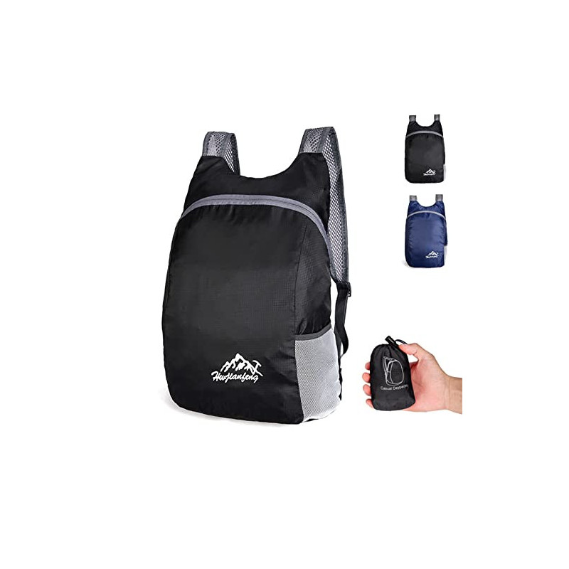 ERBO Faltbarer Rucksack Wasserdicht Ultraleichter, Kleiner Wanderrucksack Herren, Rucksack Wandern, Tagesrucksack Outdoor, Wa