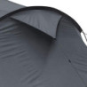 your GEAR Zelt Sopero 4 Personen Tunnelzelt mit Seiteneingang Wohnraum Fenster Wasserdicht 5000 mm UV 50+ Schutz Blau Grau