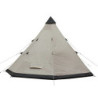 your GEAR Zelt Lido - Tipi-Zelt für 3 oder 4 Personen, Campingzelt mit eingenähtem Boden, Insektenschutz und Stehhöhe, Pyrami